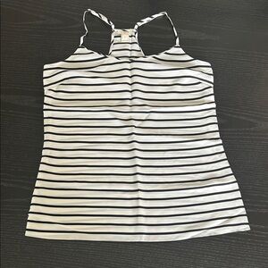 J. Crew Striped Racerback Tank Top Women’s Sz 2